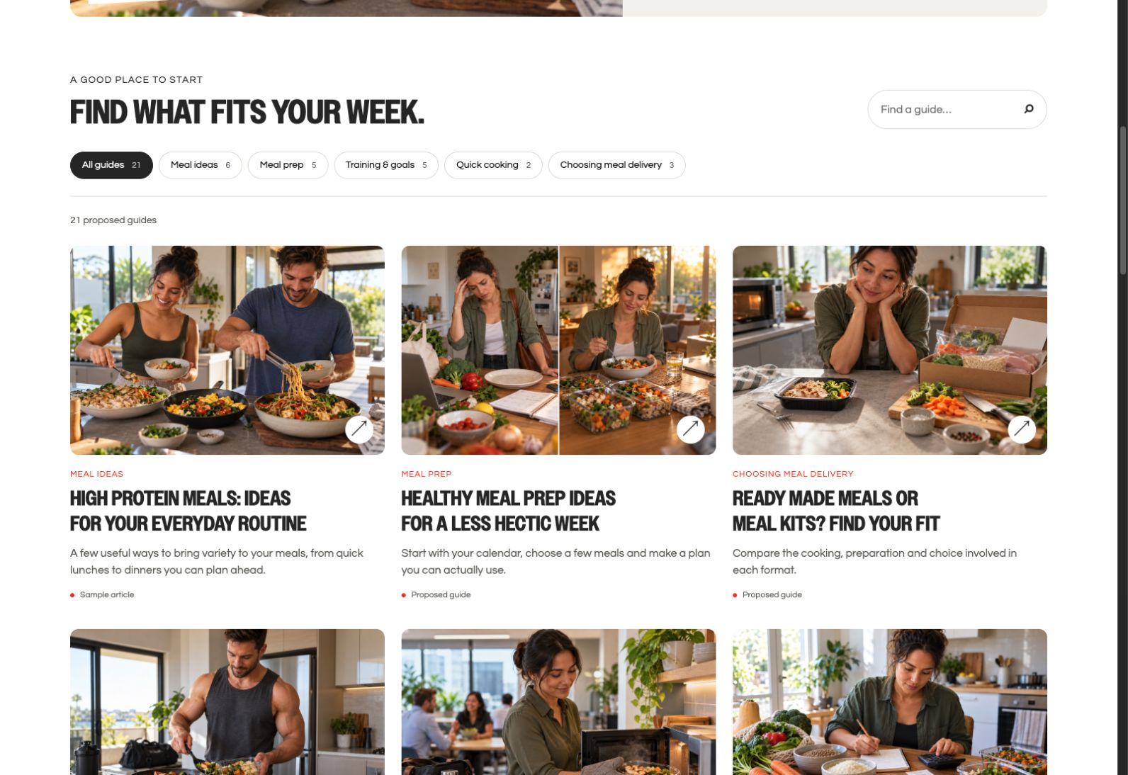 Preview of the Food4Fitness Journal design