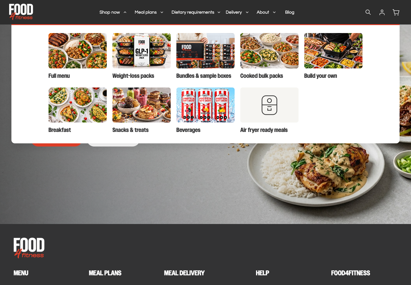 Preview of the Food4Fitness navigation concept